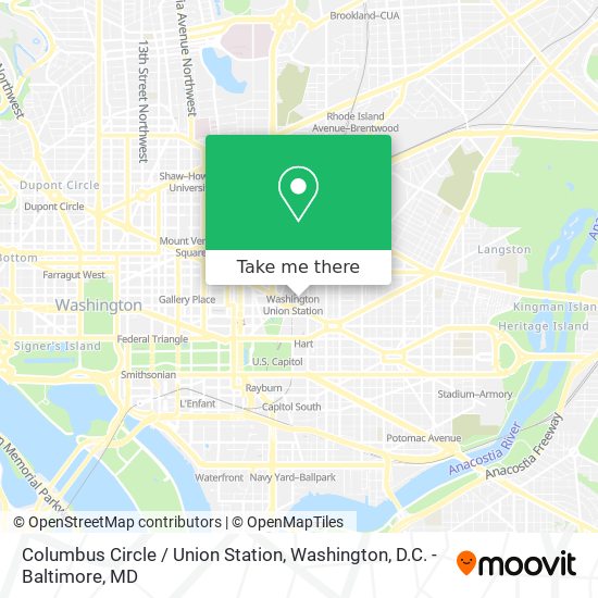 Columbus Circle / Union Station map