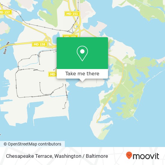 Mapa de Chesapeake Terrace