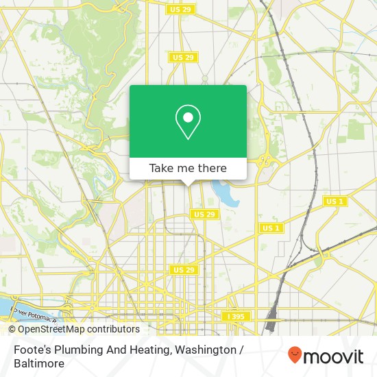 Mapa de Foote's Plumbing And Heating