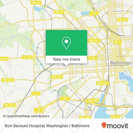 Bon Secours Hospital map