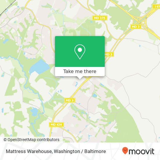 Mattress Warehouse map