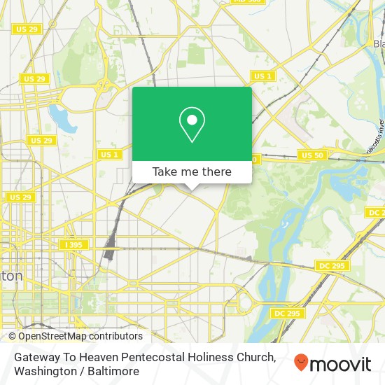 Mapa de Gateway To Heaven Pentecostal Holiness Church