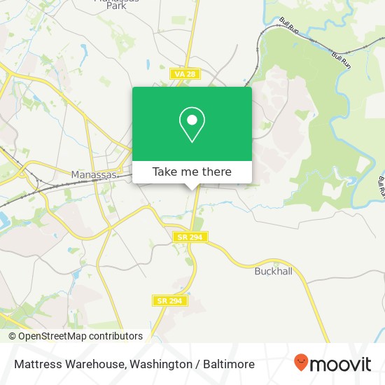 Mattress Warehouse map