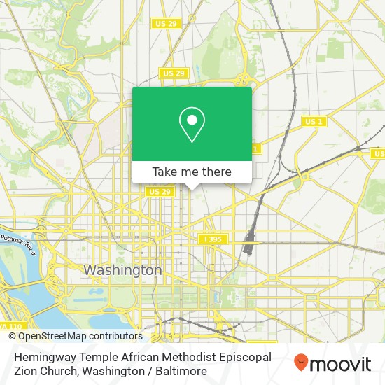 Hemingway Temple African Methodist Episcopal Zion Church map