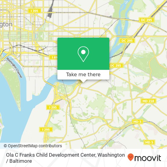 Ola C Franks Child Development Center map