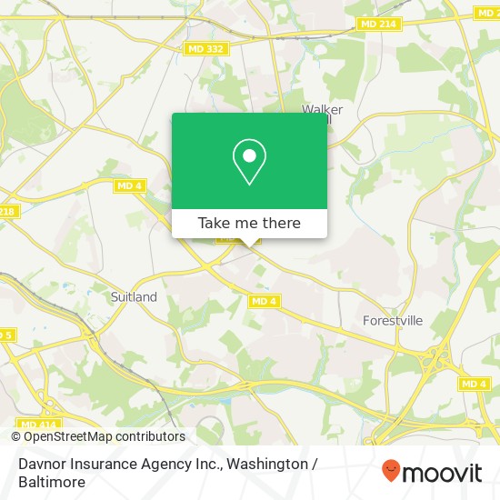 Mapa de Davnor Insurance Agency Inc.