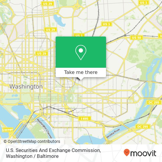U.S. Securities And Exchange Commission map