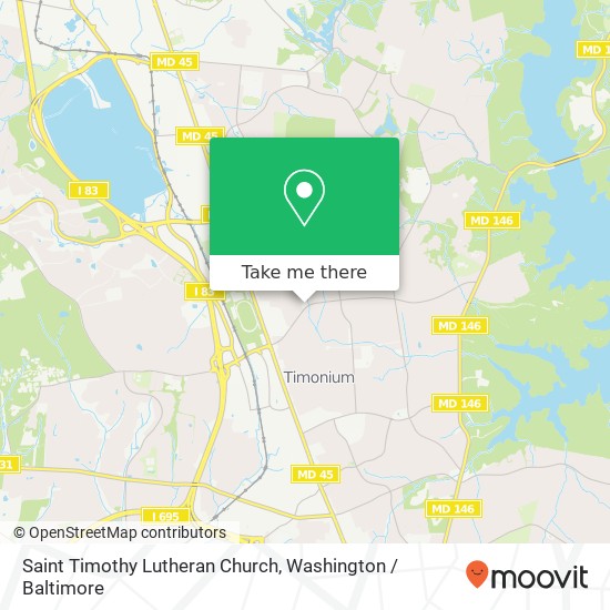 Mapa de Saint Timothy Lutheran Church