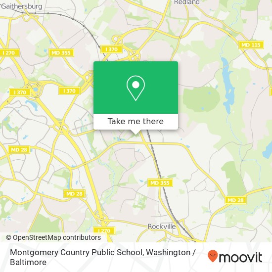 Mapa de Montgomery Country Public School