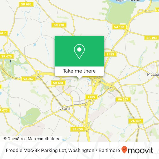 Freddie Mac-8k Parking Lot map