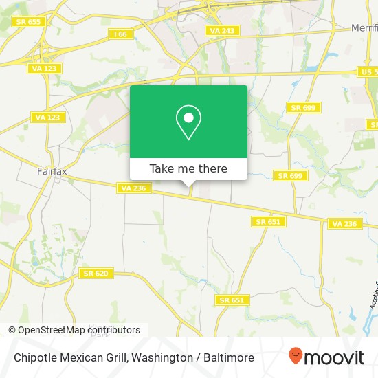 Chipotle Mexican Grill map