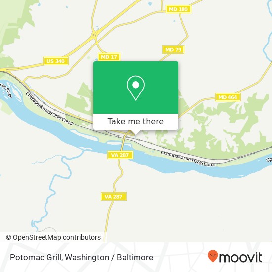 Potomac Grill map