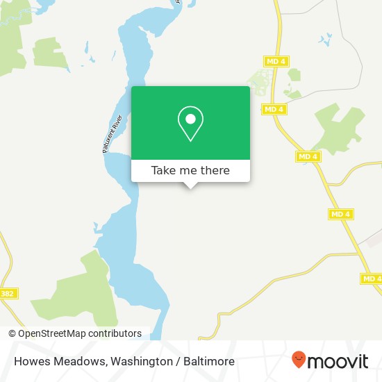 Mapa de Howes Meadows