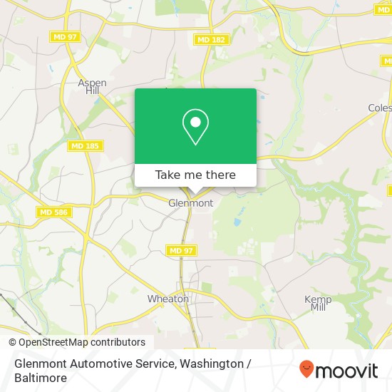 Mapa de Glenmont Automotive Service