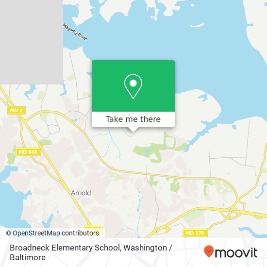 Mapa de Broadneck Elementary School