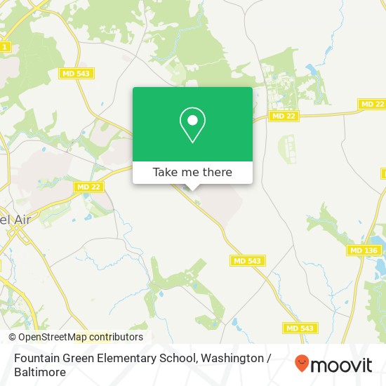 Fountain Green Elementary School map