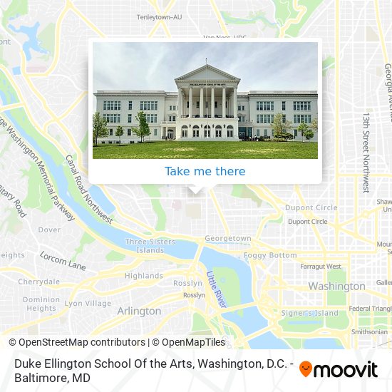Mapa de Duke Ellington School Of the Arts