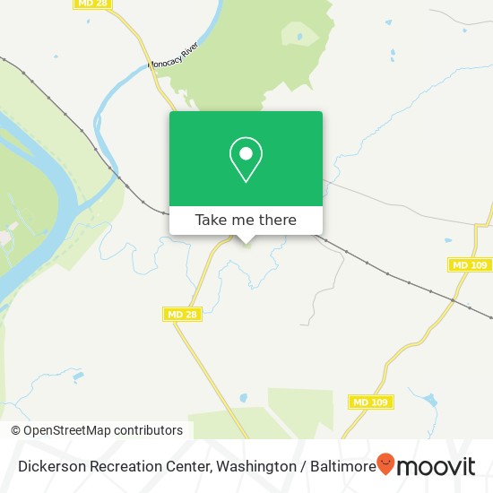 Mapa de Dickerson Recreation Center
