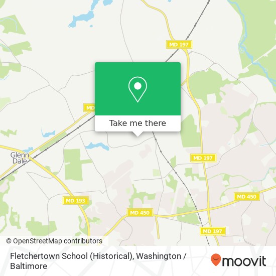 Fletchertown School (Historical) map