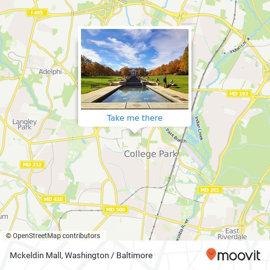 Mapa de Mckeldin Mall