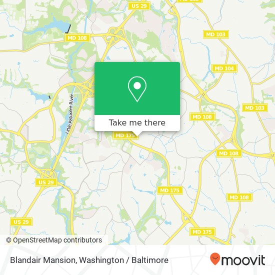 Mapa de Blandair Mansion