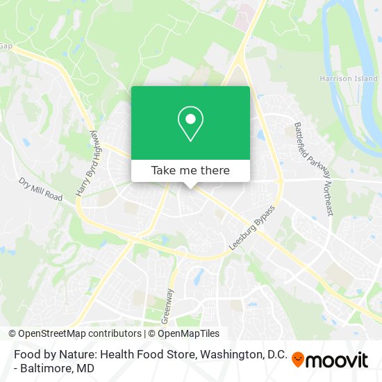 Mapa de Food by Nature: Health Food Store