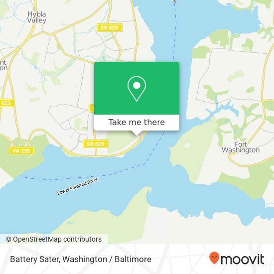 Battery Sater map