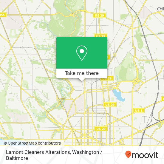 Lamont Cleaners Alterations map