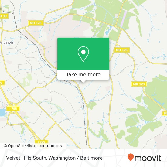 Mapa de Velvet Hills South