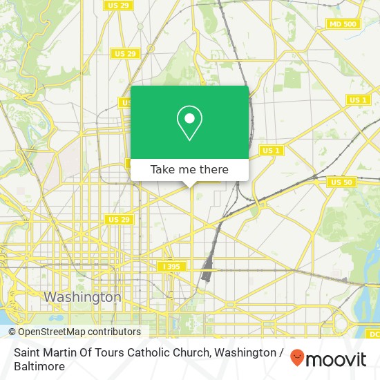 Saint Martin Of Tours Catholic Church map