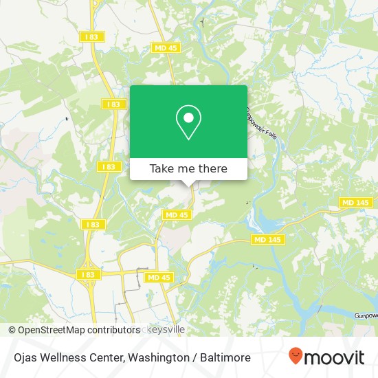 Mapa de Ojas Wellness Center