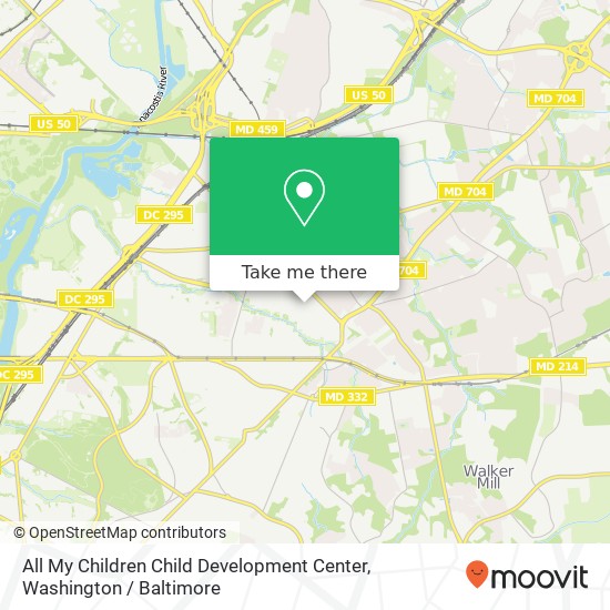Mapa de All My Children Child Development Center