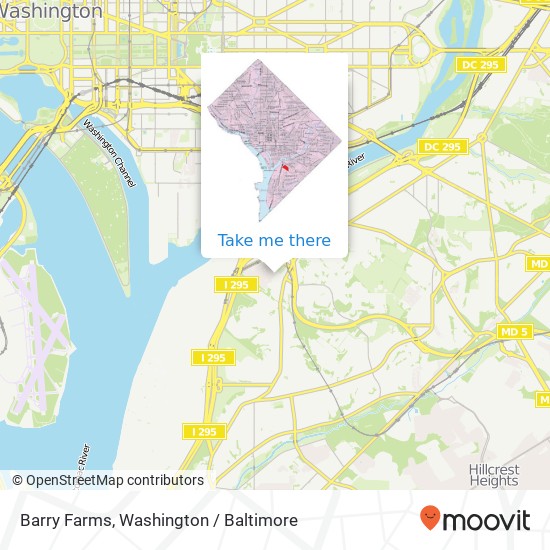 Barry Farms map