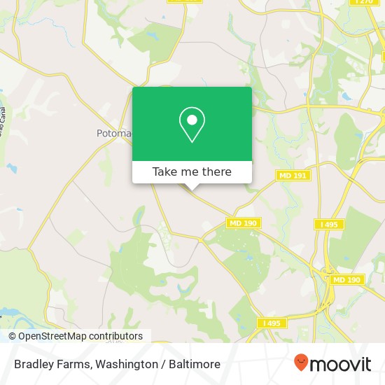 Mapa de Bradley Farms