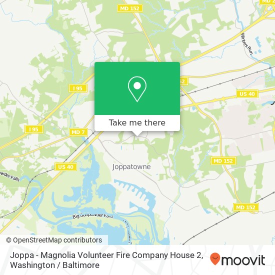 Mapa de Joppa - Magnolia Volunteer Fire Company House 2