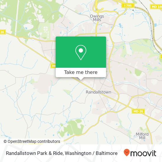 Mapa de Randallstown Park & Ride