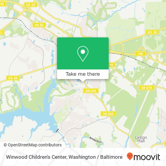 Mapa de Winwood Children's Center