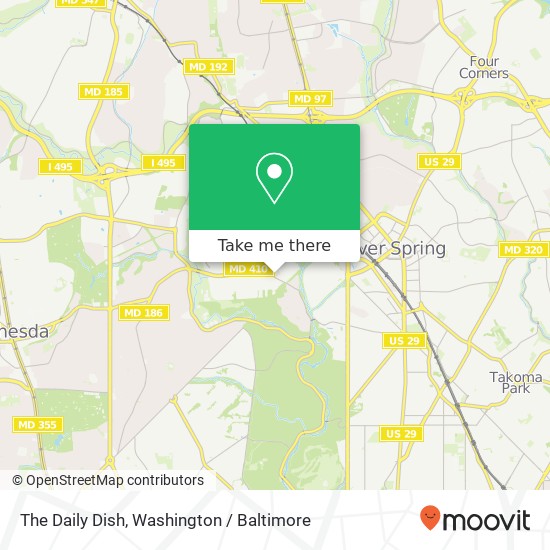 The Daily Dish map