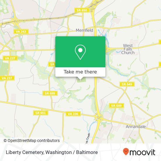 Mapa de Liberty Cemetery
