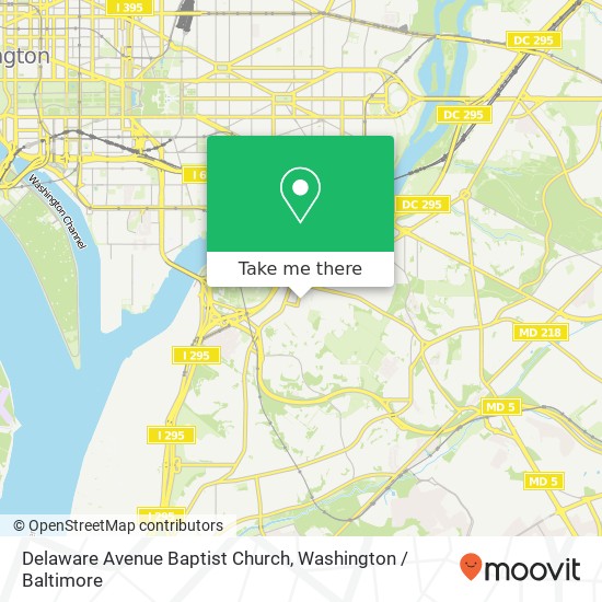 Mapa de Delaware Avenue Baptist Church