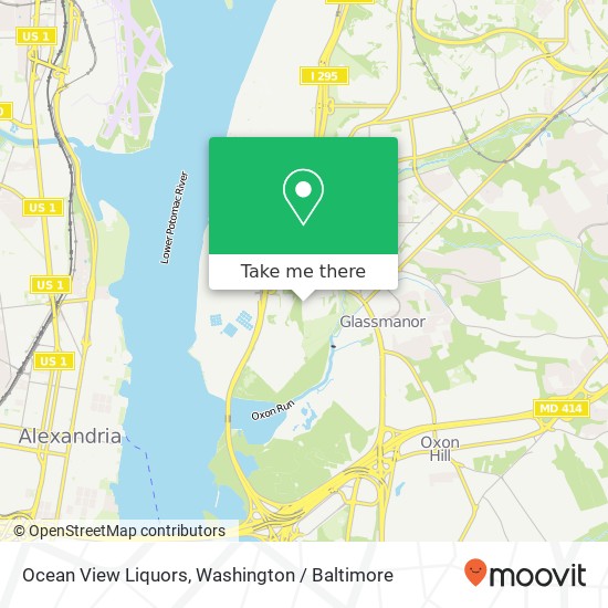 Mapa de Ocean View Liquors