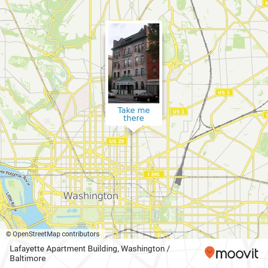 Lafayette Apartment Building map