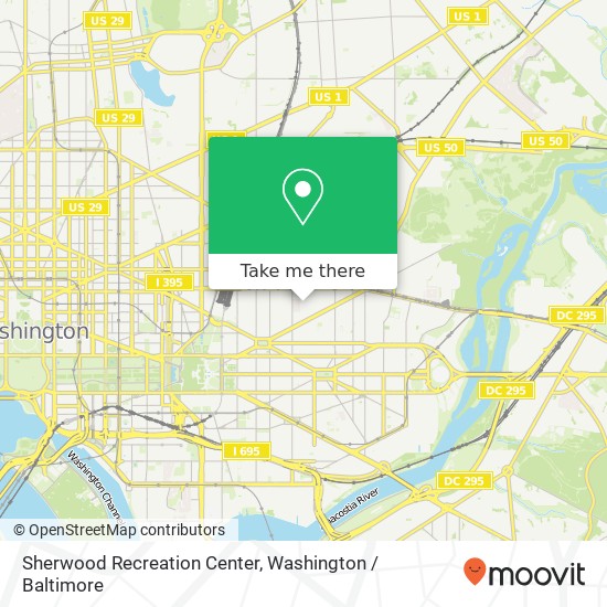 Mapa de Sherwood Recreation Center