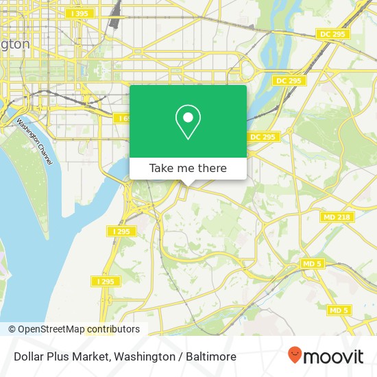 Mapa de Dollar Plus Market