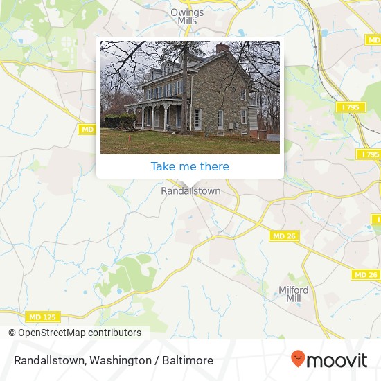 Mapa de Randallstown