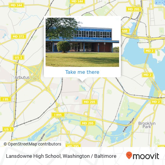 Lansdowne High School map