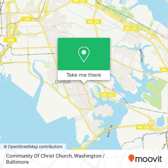 Mapa de Community Of Christ Church