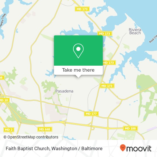 Mapa de Faith Baptist Church