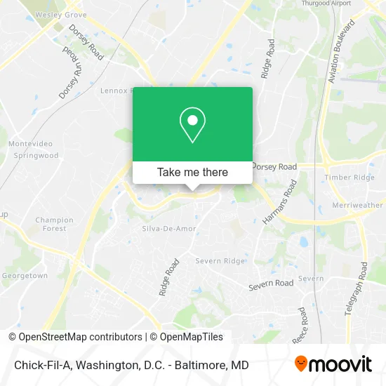 Chick-Fil-A map