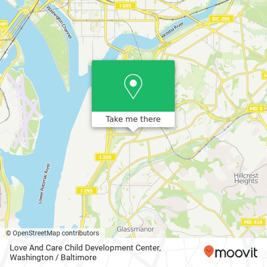 Mapa de Love And Care Child Development Center